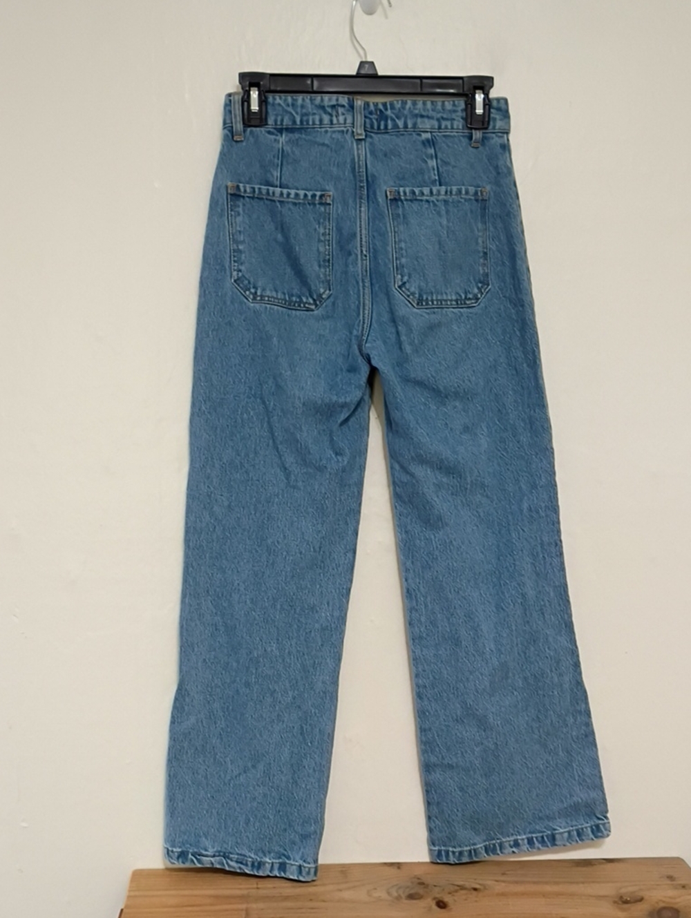 Indi & Cold y San Sebastian Light Wash High Rise Button Fly Flare Jeans Size 4